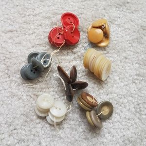 Vintage buttons grouping